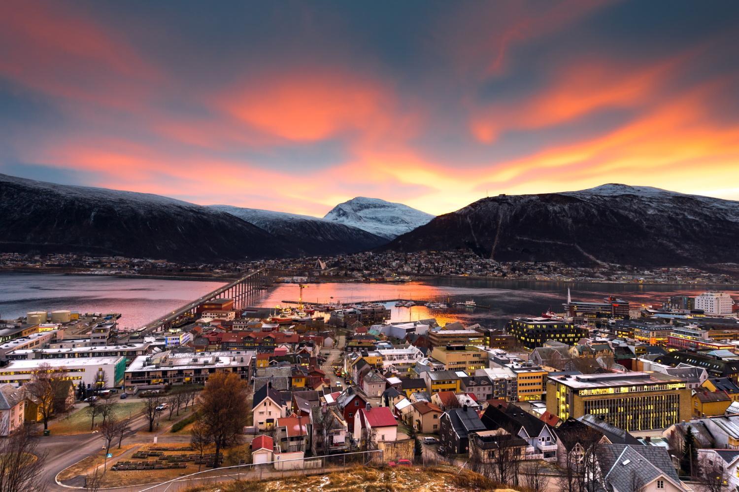 Leilighet Med Fantastisk Utsikt. Tromso Luaran gambar